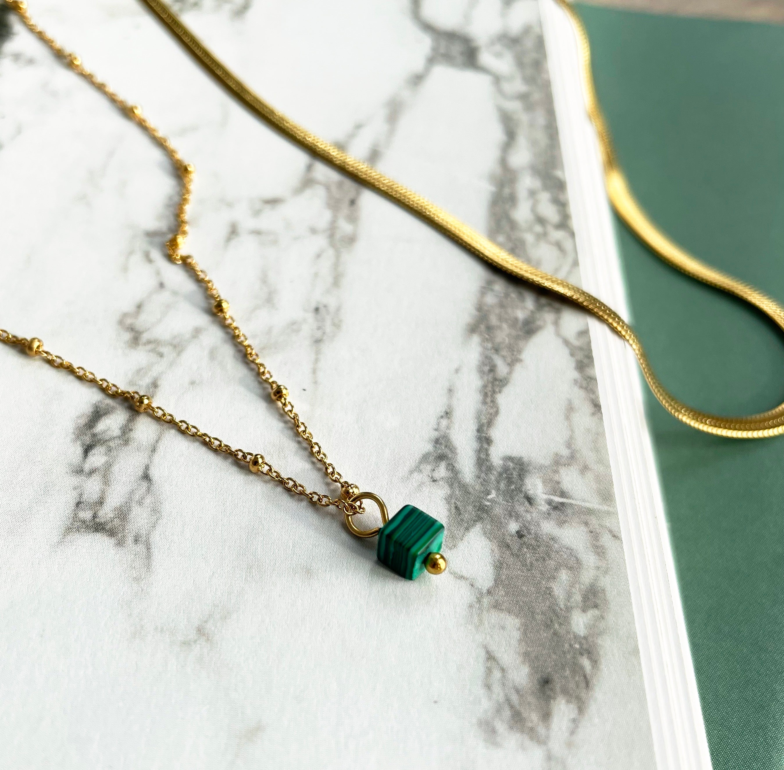 Ketting Marble Green